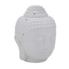 White Essential Oil Wax Ceramic Buddha Shaped Yoga Home Bedroom