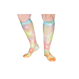 Lymphedivas Paloma Medical Graduated Compression Sock Pair 30-40mmHg (Long Closed-Toe X-Large)