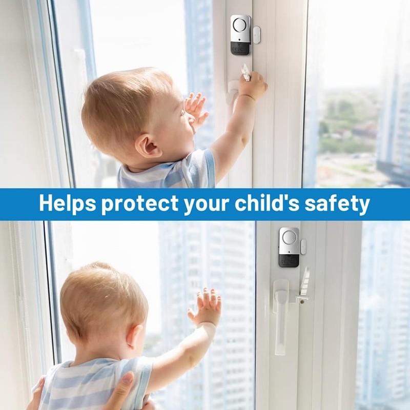 Window Alarm Sensors Door Alarms for Kids Safety , Home