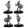 Christmas Santa Goblin Warrior 28mm Dungeons and Dragons RPG Miniature,
