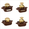 OCGIG 5 PCS Keyless Push Button Catch Door Knob Lock