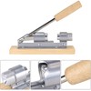 Mechanical Walnut Cracker Nut Opener Kitchen Tools Desktop Wood Base