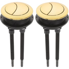Baluue Botón De Inodoro Doble Descarga 2 Botones Redondos Para Cisterna De Baño Accesorio De Repuesto Para Tanque 5.39X2.36X2.36in Instalación Fácil
