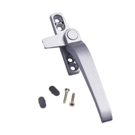 LOVIVER Window Handles, Right/Left Hand Aluminum Door Handle Window Hardware, Casement Locking Handle for Double Glazing Door, Right