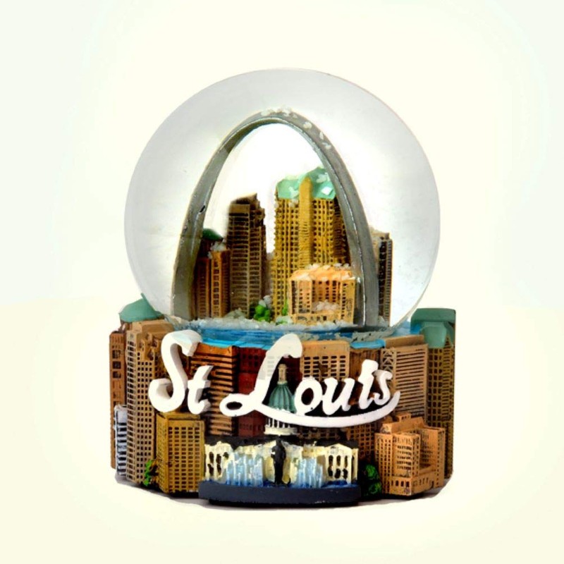 Essential To You St. Louis Colorful Snow Globe 65mm -