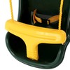 Gorilla Playsets 04-0032-G High Back Plastic Infant Swing with Yellow