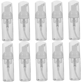 MAGICLULU Mini Plastic Travel Bottles Foam Pump 50ml Foaming Soap Dispensers for Skincare Lash Shampoo Hand Soap