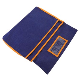 Operitacx Chair Back Organiser Chair Bag Chair Seat Cushion Chair Back Cover with Pocket Office Pockets Chair Covers Desk Seat Cushion Bean Bags Back Support Cushion Children's Chair Orange Denim