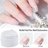 Makartt 4 in 1 Glux Gel Clear Solid Nail Extension