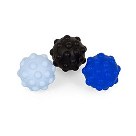 AFH Sensory Training Ball | Set of 3 | Light, Medium and Heavy | Hand Trainer | Massage | Studded Ball