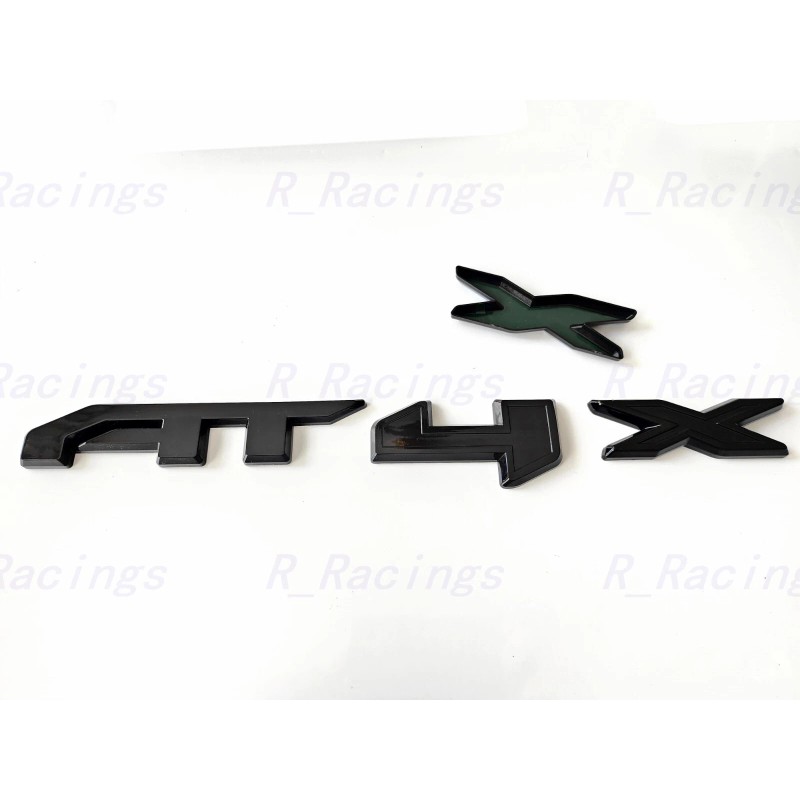 Auto Front Grill Gloss Black AT4X OVERLAY Emblem 2023+ GMC