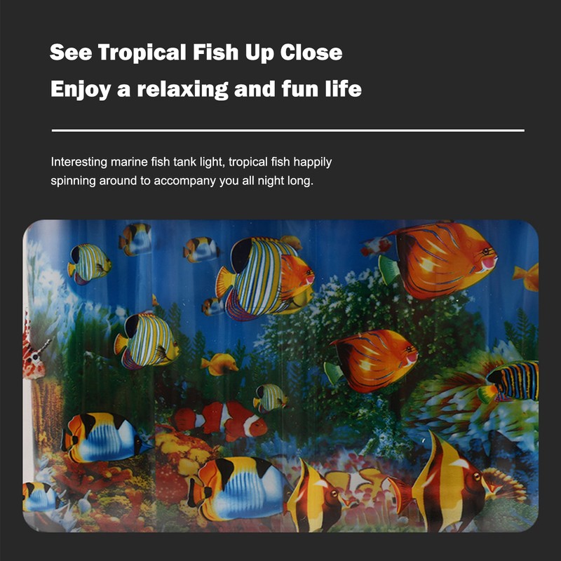Ornamental Fish Simulation Lamp Imitation Aquarium Lamp LED Seascape Lamp