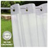 RYB HOME 2 Panels Pergola Curtains Outdoor - Linen Look