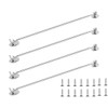 Pack of 4 Storm Hooks, Stainless Steel Cabin Hooks, Door