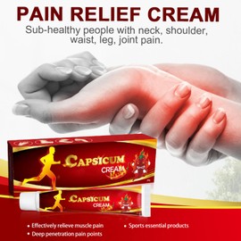 Heat Massaging Relief Cream, Chili Massage Gel for Muscle Relaxation & Tension Relief, Warm Massage Cream for Waist, Shoulders, Neck, Joints & Muscles (2PCS)