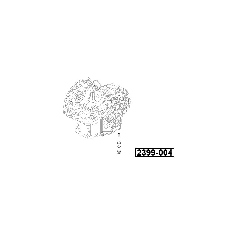 FEBEST Oil Pan Locking Screw 2399-004 for Golf IV Hatchback
