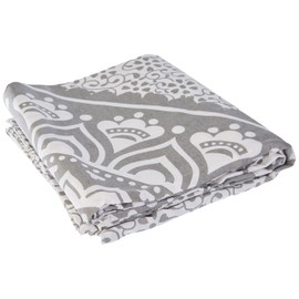 Soleil d'Ocre Mumbai Fouta, Cotton, Grey, 180 x 180 cm