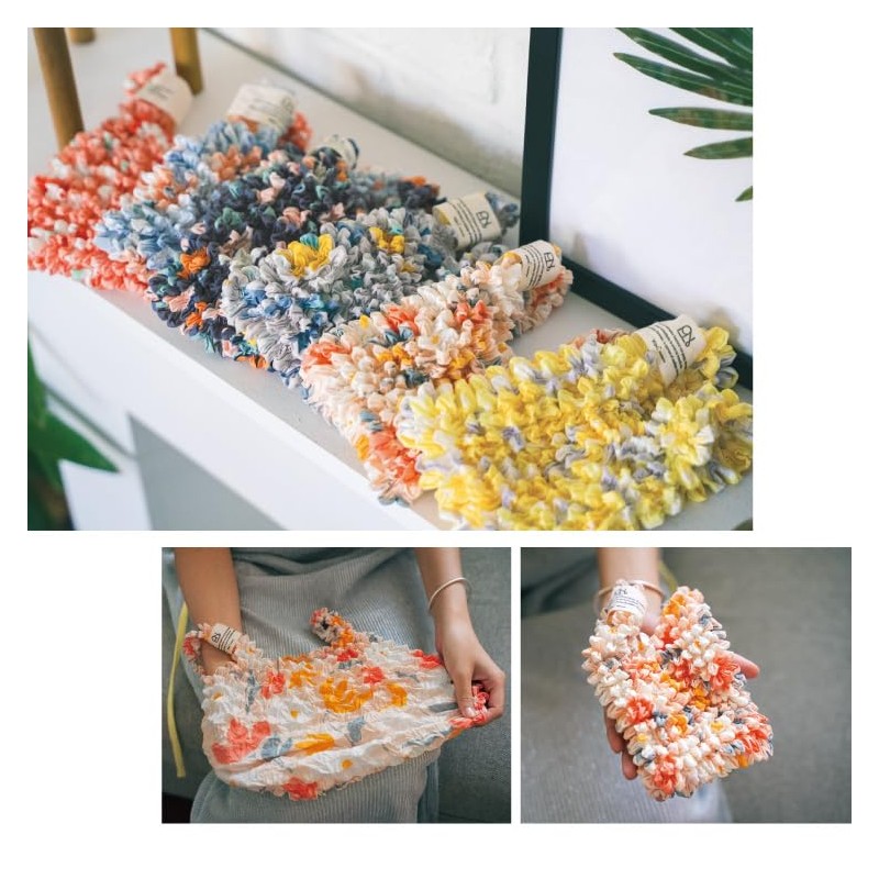 [2025] Wpc. Patterns Squeeze Bag, Blooming Tulip Gray W141-464-204