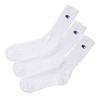 Champion Full Length Socks, 3 Pairs - whites