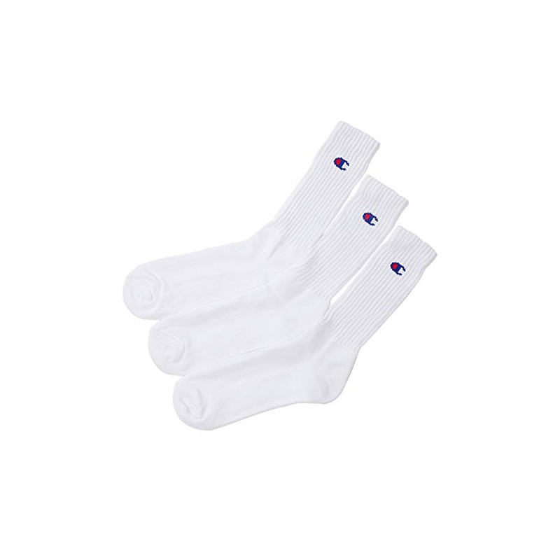 Champion Full Length Socks, 3 Pairs - whites