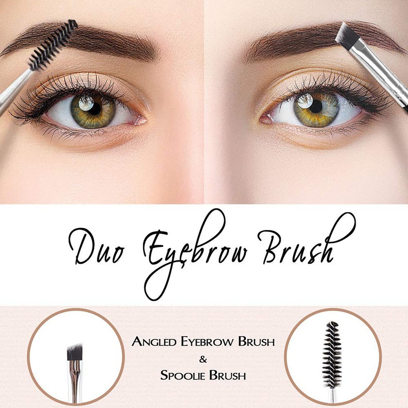 2 Pieces Eyebrow Brush Set Duo Eyebrow Brush 2 in