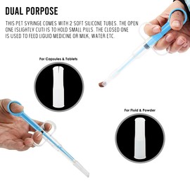 JJOnlineStore - Pillenspender für Hunde und Katzen, Tablettenspender für Haustiere, Popper-Piller, Kapsel-Tischschieber für Katzen, Welpen-Fütterungsset, Pillenspender für Katzen und Hunde, solide und