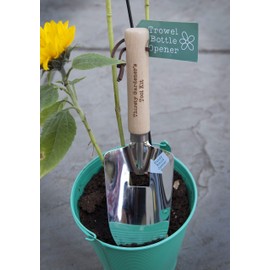 Boxer Gifts GC1303 Thirsty Gardener's Tool Kit' Novelty Trowel Bottle Opener | Sturdy Wooden Handle | Gift for Grandad Dad Him