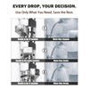 G1/2" Shower Head Shut Off Valve with Gaskets & Thread