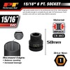 Performance Tool M745-14 1-Inch Drive 15/16-Inch Impact Socket for Heavy-Duty
