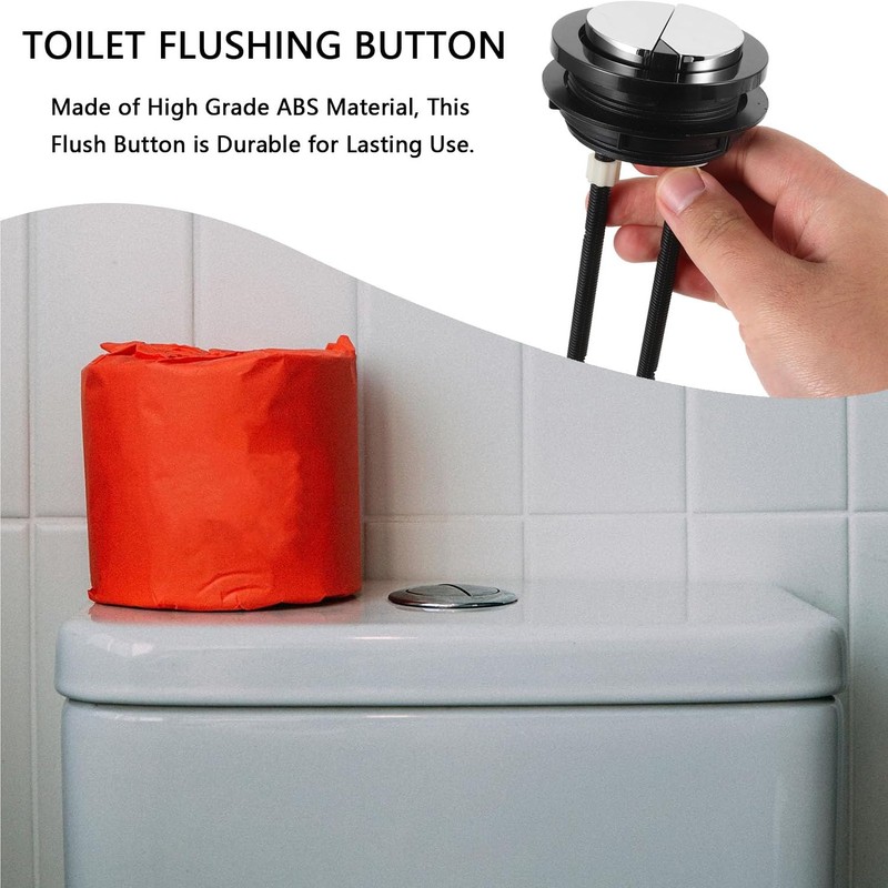 ZEACCT 1 Piece Toilet Double Flush Button, Toilet Flush Button