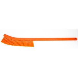 SPARTA Plastic Narrow Radiator Brush for Dusting Between Radiators, Vents, And Ducts, 24 Inches, Orange