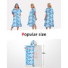 Abahub Light Surf Poncho for Adults Quick Dry Microfiber Towel