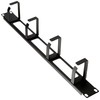 Delock 19 inch cable management panel with 3 openings and