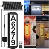 T-SUN Solar House Numbers for Outside Light up, Solar Address