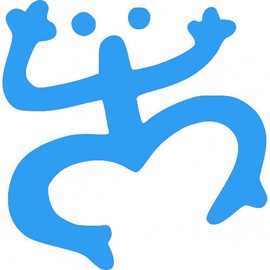 STICKER DAD Coqui Frog Puerto Rico - Size: 4", Color: Cool Blue - Windows, Walls, Bumpers, Laptop, Lockers, etc.