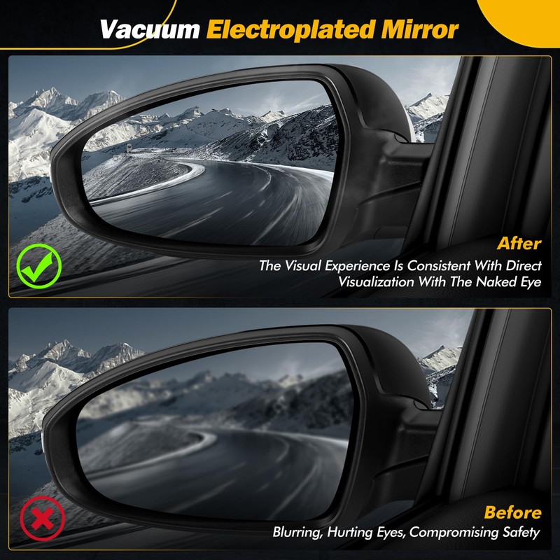 19-24 Left Driver Side Mirror Compatible with KIA Forte 2019