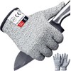 Apaffa Cut Resistant Work Gloves X-Large, 2PCS Cut Proof Gloves
