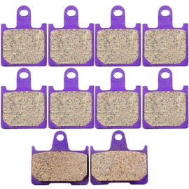 ECCPP FA417/4 Brake Pads Front and Rear Carbon Fiber Replacement Brake Pads Kits Fit for 2008-2014 Kawasaki Concours 14, 2006-2011 Kawasaki Ninja ZX14, 2012-2014 Kawasaki Ninja ZX14R