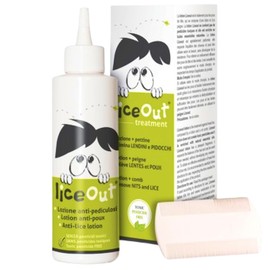 LICEOUT Lice Lotion for Children Cosmetic Treatment Facilitates the Removal of Nits and Counteracts Pediculosis - 125 ml + Comb