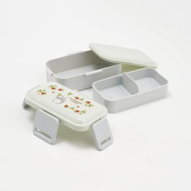 Skater PFLW4AG-A My Neighbor Totoro Lunch Box, Studio Ghibli, Strawberry, 20.3 fl oz (600 ml), Antibacterial, Fluffy, Dome-Shaped Lid, 2-Tier, For Women, Made in Japan