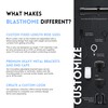 BlastHome® Non-Adjustable Luxury Curtain Rods for Windows, 1 ¼” Rod