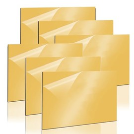 ABS Plastic Plate 30 x 20 cm, Gohytal Pack of 6 Laser Engraving Plate, Laser Engraving Plastic Plate 1.3 mm Engraving Plate, Laser Blanks for Engraving, Painting, DIY Crafts, Cutting, Home Decoration