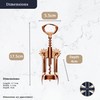 Cavatappi a doppia leva in rame di alta qualità, design