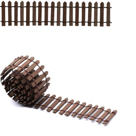 Miniatur Holz Zaun,2 STK Miniatur Zaun Gartenzaun Holz,Miniatur-Gartenzaun Holzzaun Flexibler Miniatur Zaun,Holzzaun Deko Gartenzaun,für DIY Dekorationen Modellbau,90x5cm