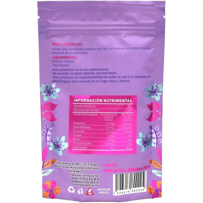 Joy Natura Myo D Chiro Inositol for Her 100 G