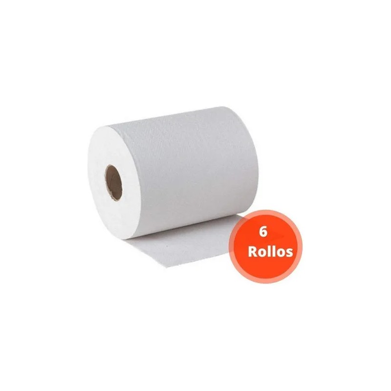 INSTITUCIONAL Rollo de Papel para manos - Pack - 6
