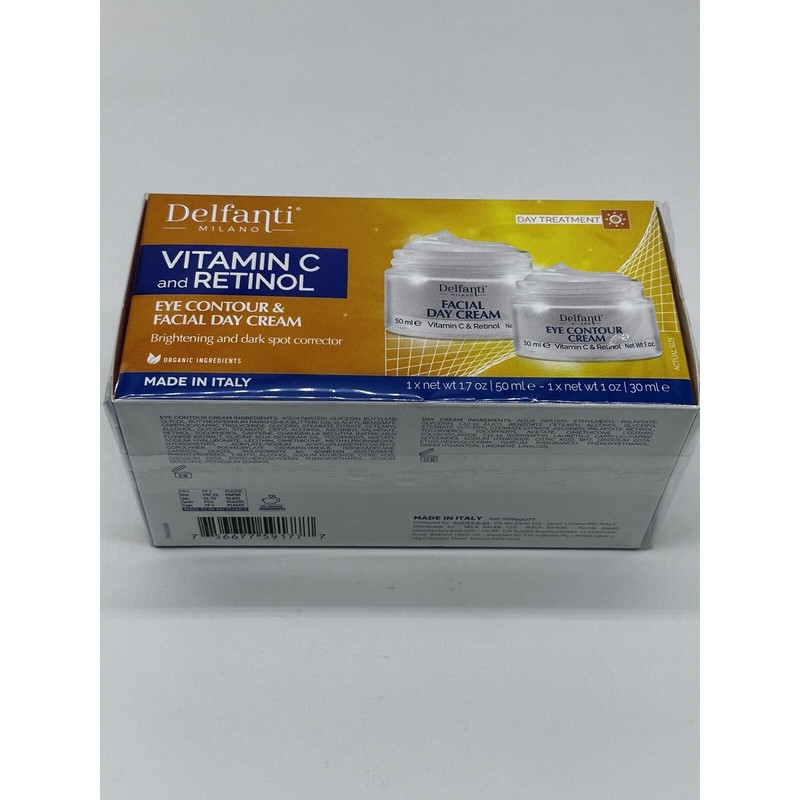 Delfanti Vit. C & Retinol Eye Contour And Facial Day