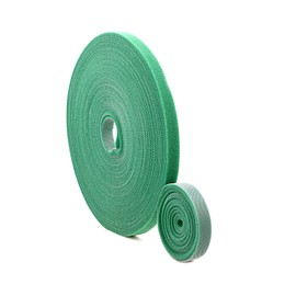 Plant Ties Hook and Loop Garden Tapes 1/2'' Wide Fabric Fastening Tape Double Sided Plant Tie Strap Reusable Adjustable Cable Ties Garden Vines Ties, Soft Plant Tie (1/2 Inch x 16.4 ft, Green)