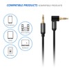 deleyCON PREMIUM 2m (6.6 ft) jack spiral cable - 90°