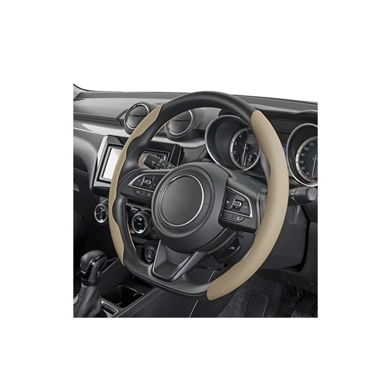 Bonform 6930-15BE Steering Wheel Cover, QK Dimple Leather, Easy to